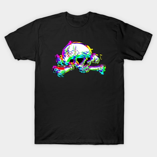 3d skull effect 1 T-Shirt by NmakersArt